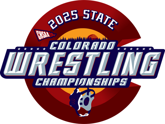 2025 CHSAA State Championship Wrestling Sticker 3-Pack