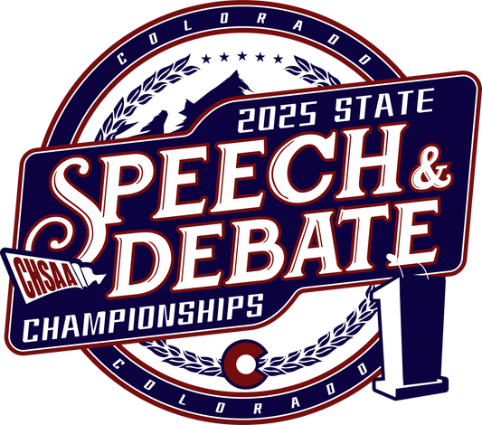 2025 CHSAA State Championship Speech & Debate Sticker 3-Pack