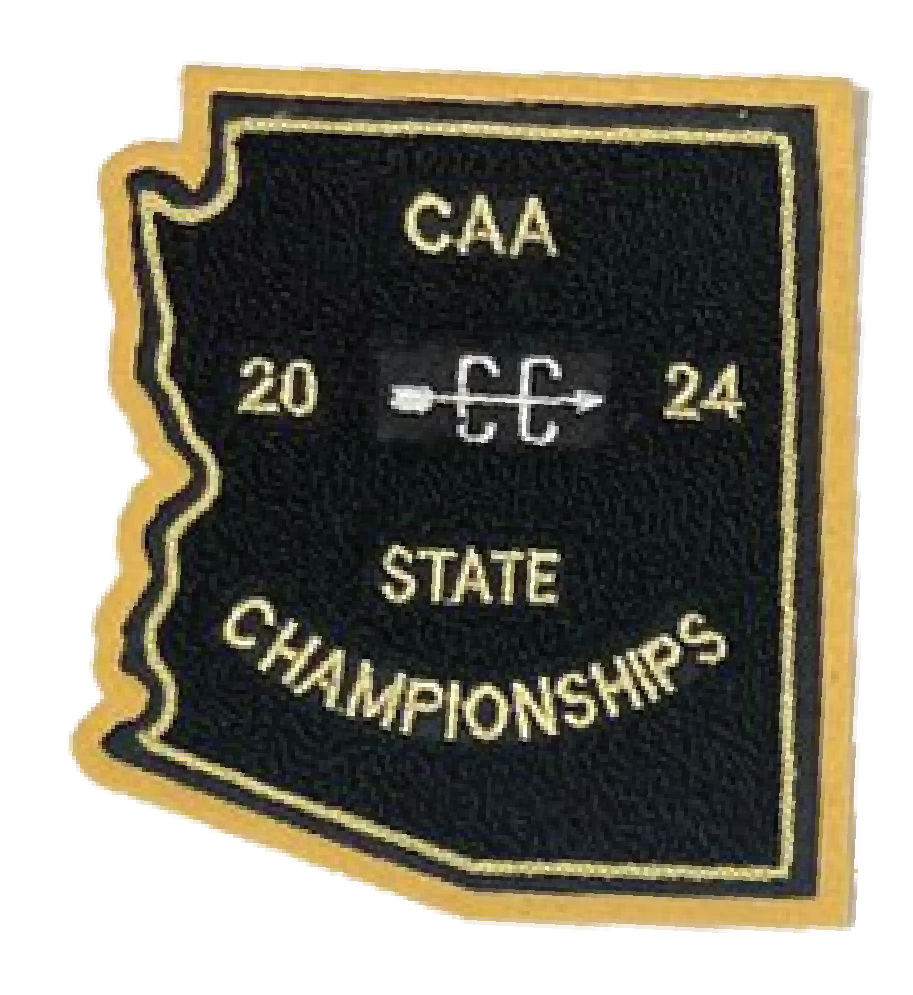 2024 CAA State Championship Cross Country Patch