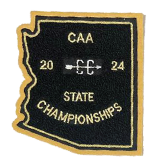 2024 CAA State Championship Cross Country Patch