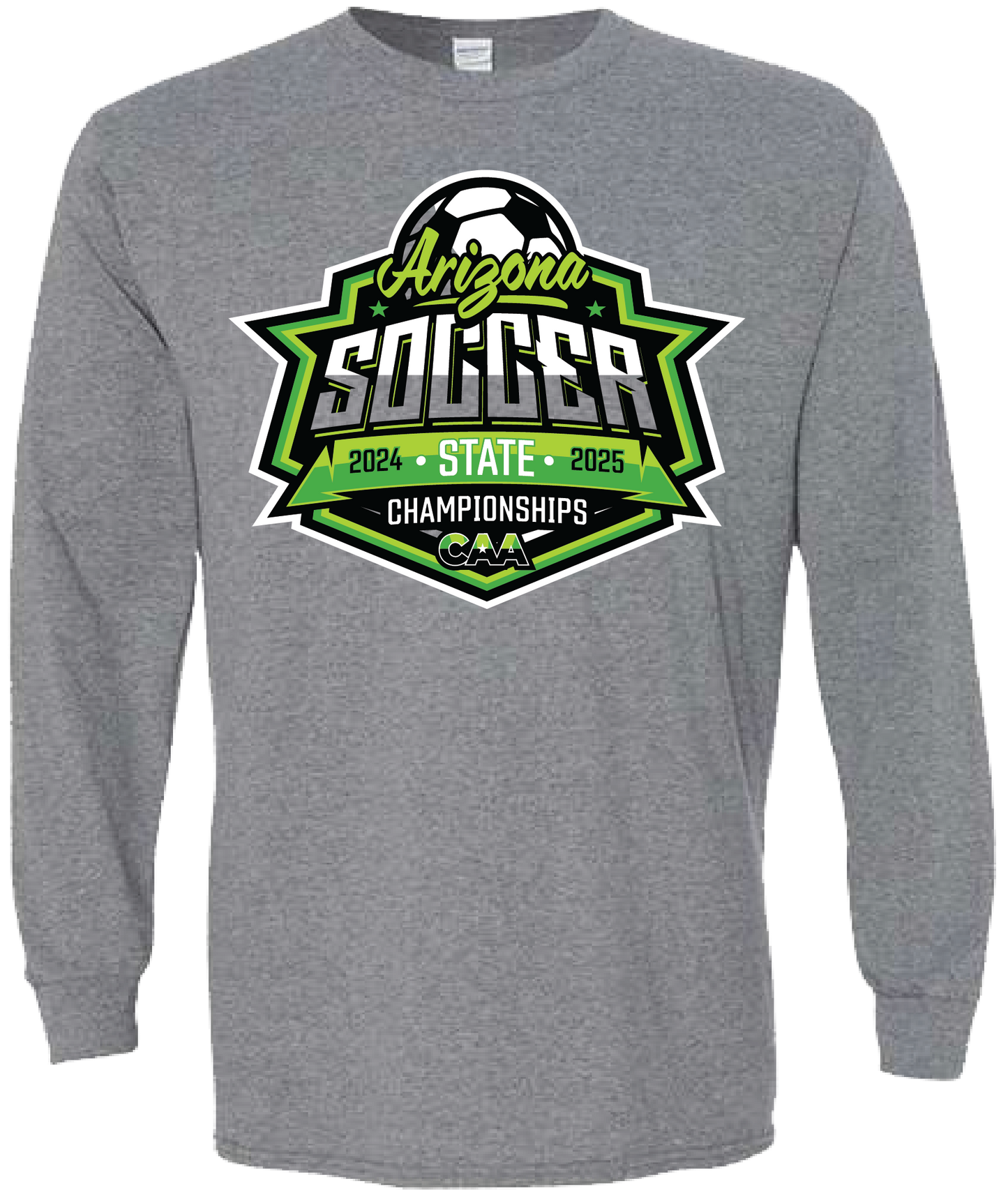 2024-25 CAA State Championship COED Soccer Long Sleeve Shirt