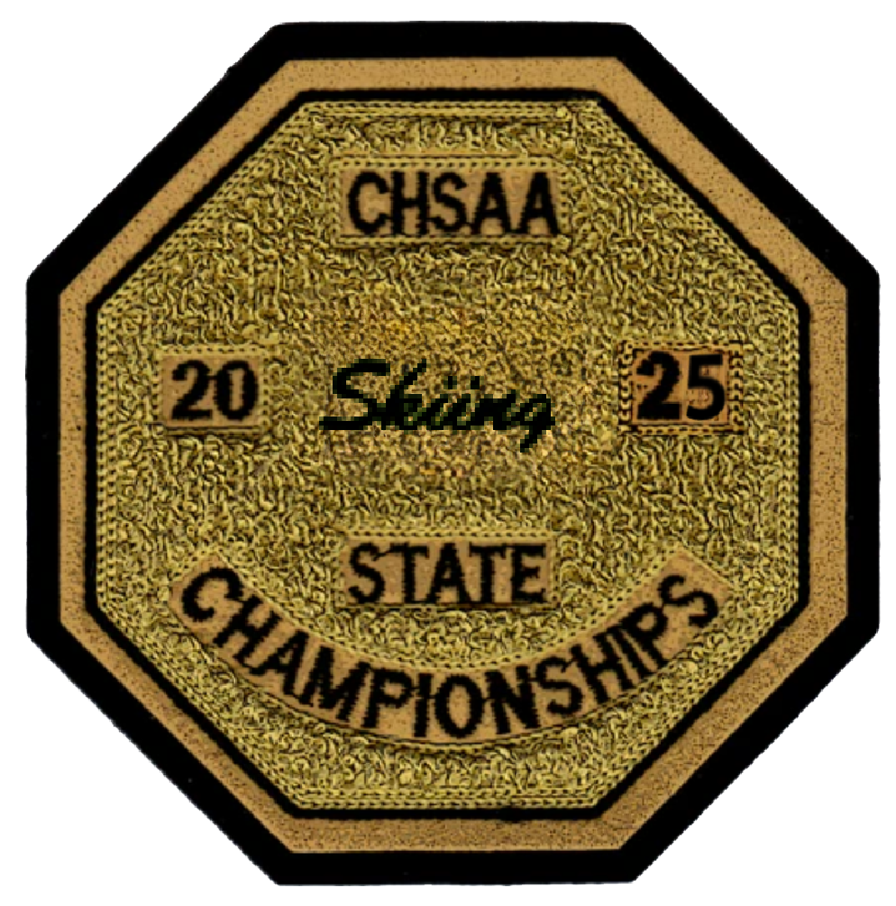 2025 CHSAA State Championship Skiing Patch