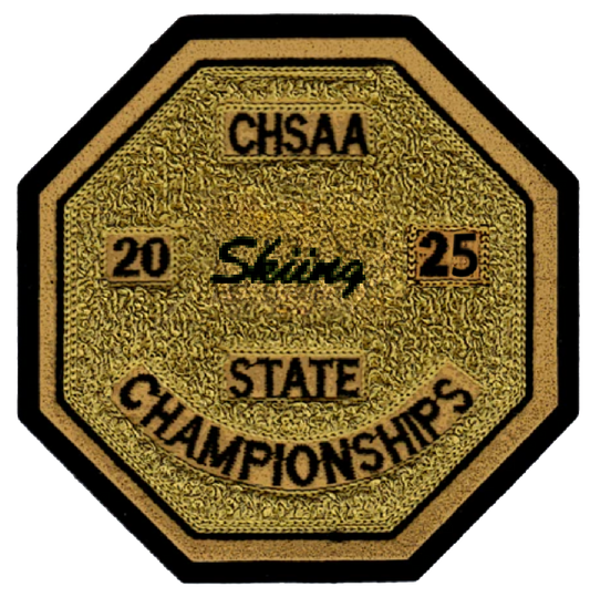 2025 CHSAA State Championship Skiing Patch