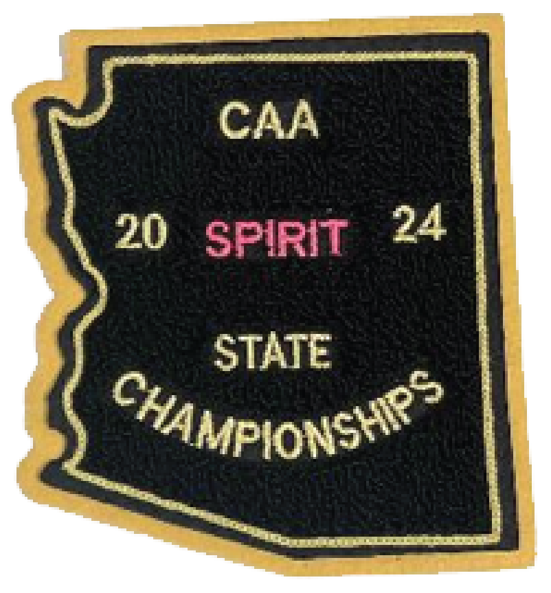 2024 CAA State Championship Spirit Patch