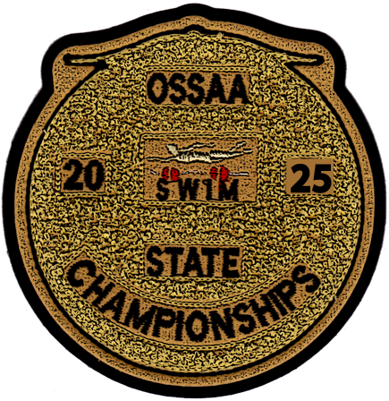 2025 OSSAA State Championship Swimming Patch