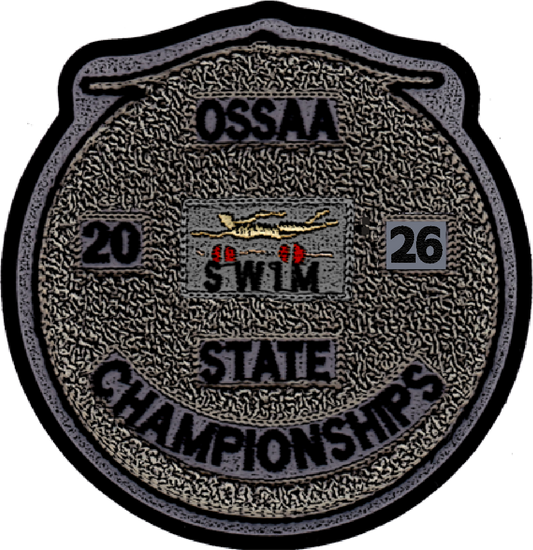 2026 OSSAA State Championship Swimming Patch