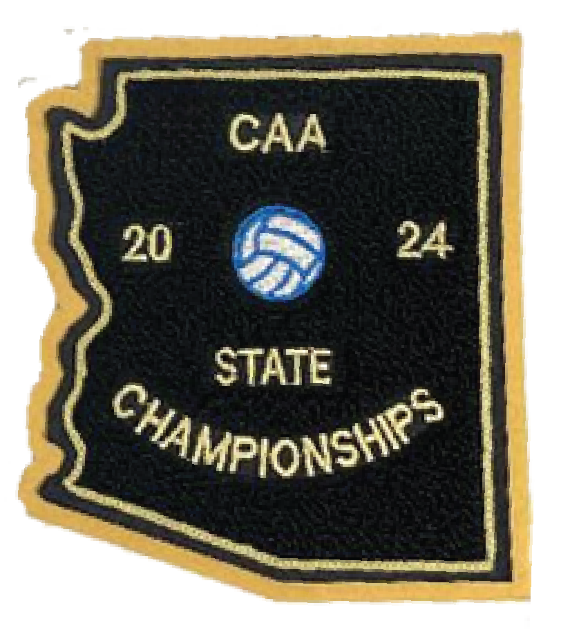 2024 CAA State Championship Volleyball Patch