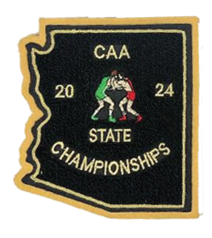 2024 CAA State Championship Wrestling Patch