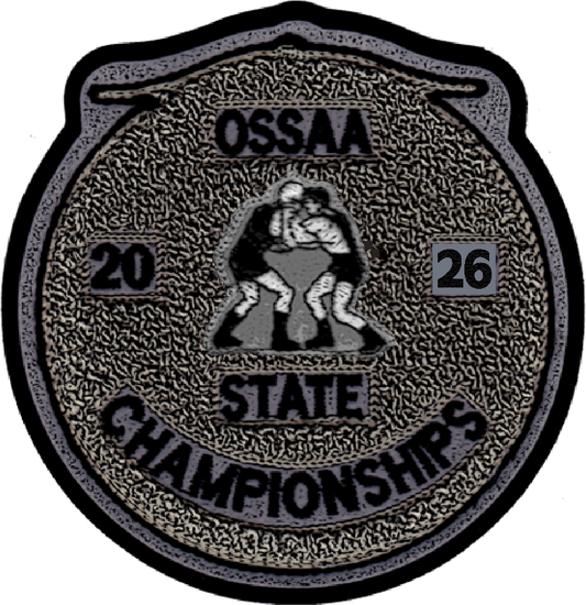2026 OSSAA State Championship Wrestling Patch