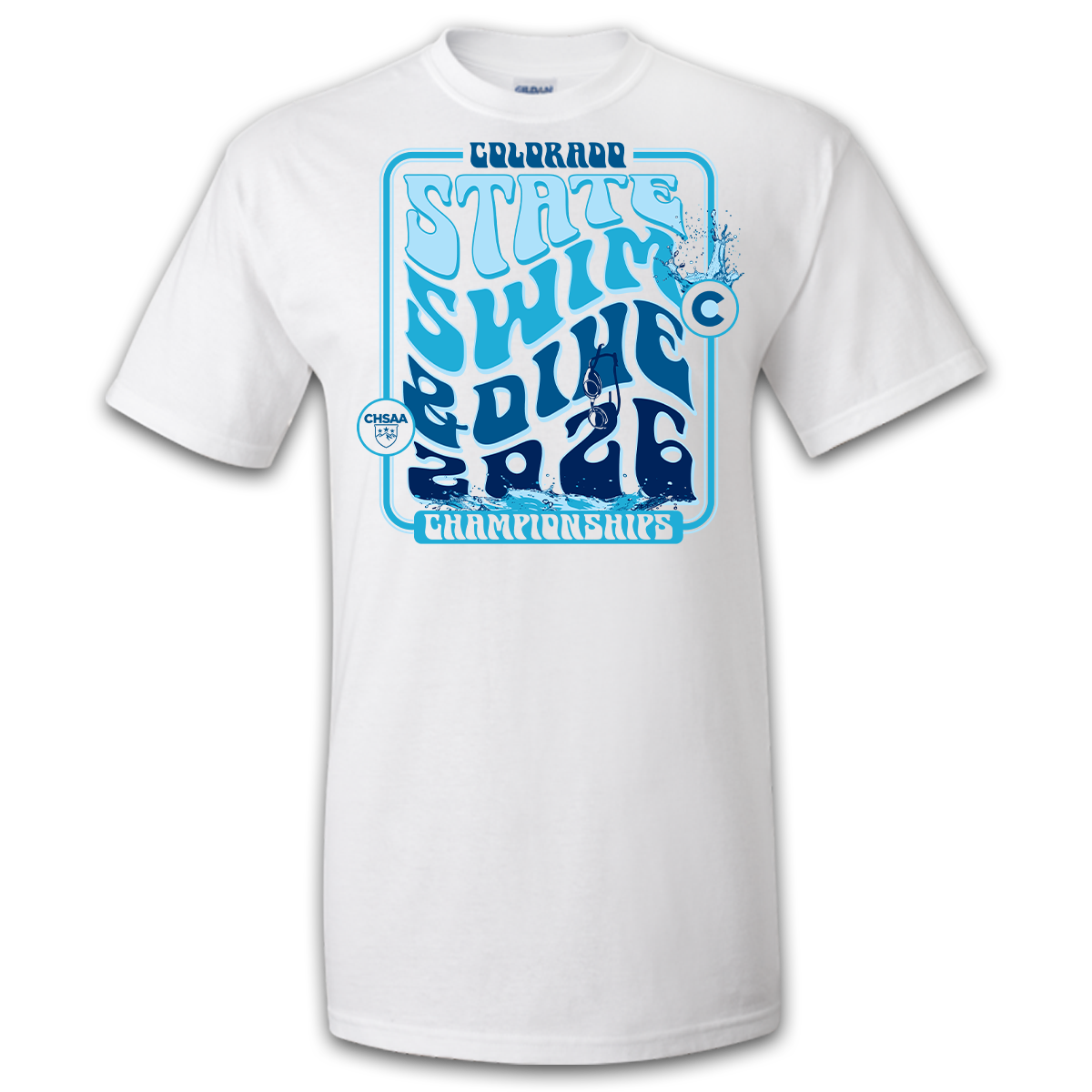 2026 CHSAA State Championship Boys Swim & Dive T-Shirt