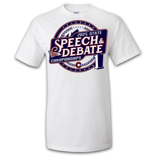 2025 CHSAA State Championship Speech & Debate T-Shirt