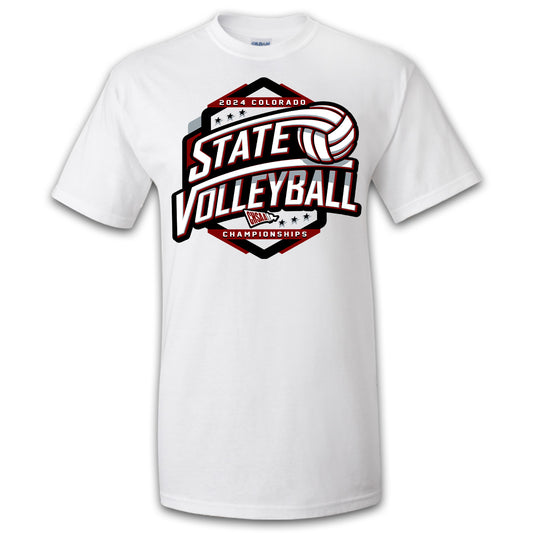 2024-25 CHSAA State Championship Girls Volleyball T-Shirt