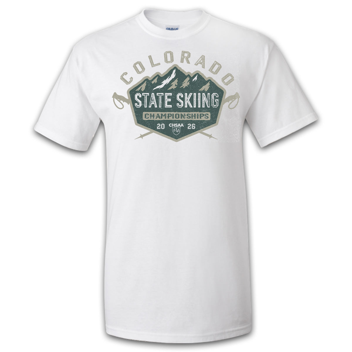 2026 CHSAA State Championship Skiing T-Shirt