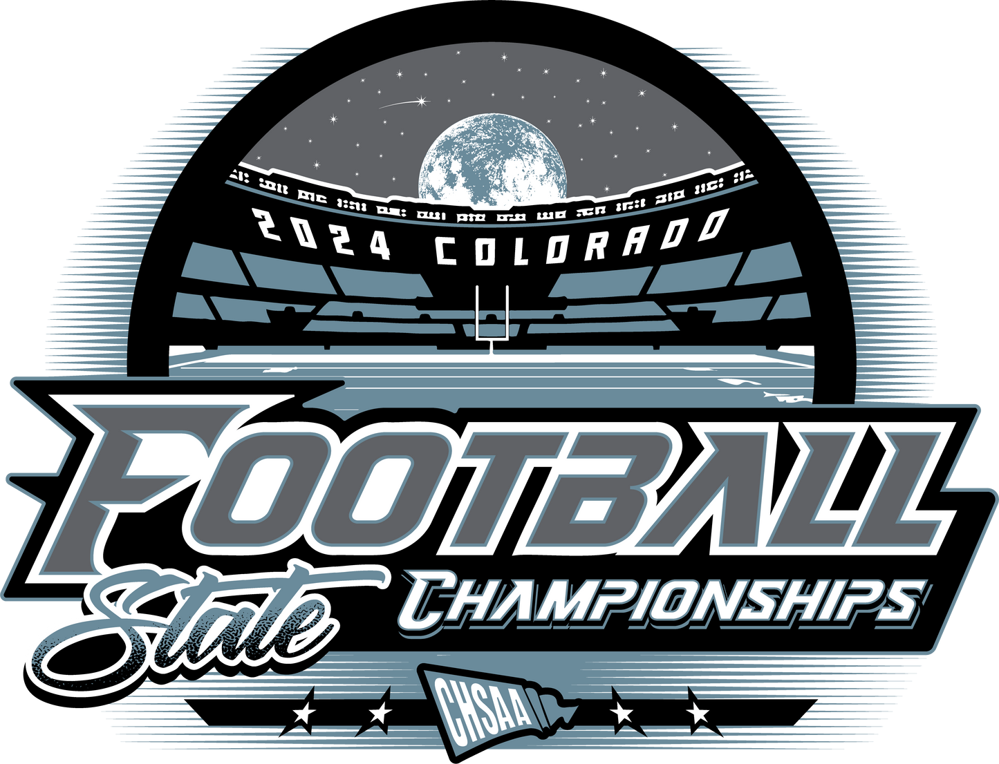 2024 CHSAA State Championship Football Sticker 3-Pack