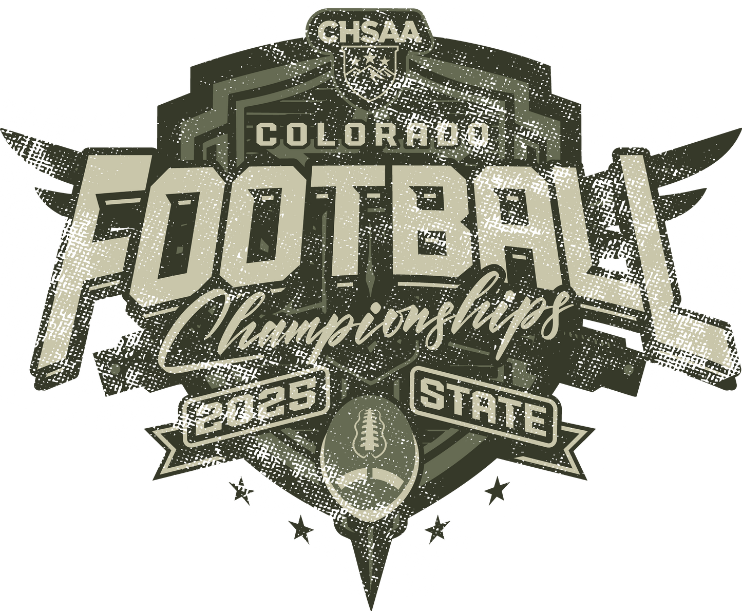 2025 CHSAA State Championship Football Sticker 4-Pack