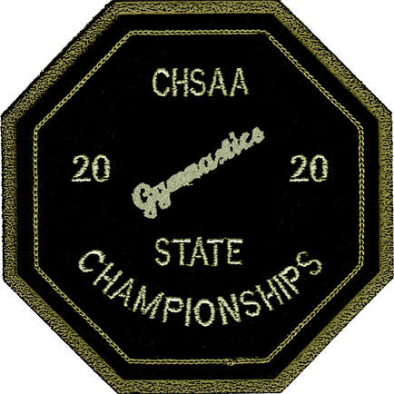 2020 CHSAA State Championship Gymnastics Patch