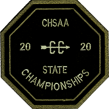 2020 CHSAA State Championship Cross Country Patch