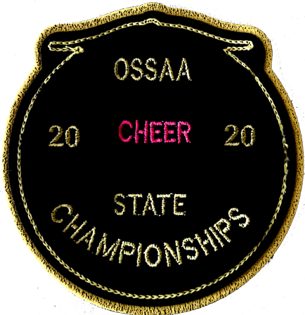 2020 OSSAA State Championship Cheer Patch