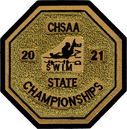 2021 CHSAA State Championship Swim & Dive Patch