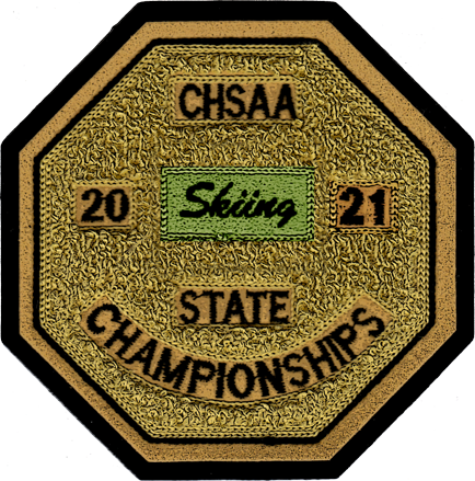 2021 CHSAA State Championship Skiing Patch