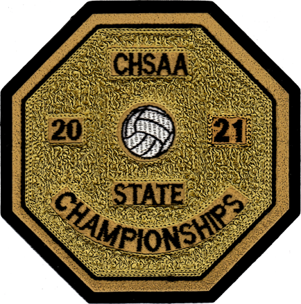 2021 CHSAA State Championship Volleyball Patch