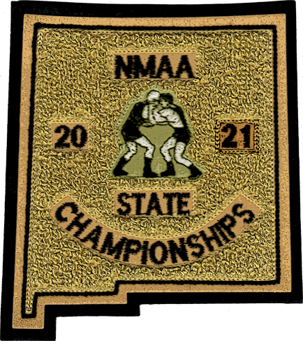 2021 NMAA State Championship Wrestling Patch