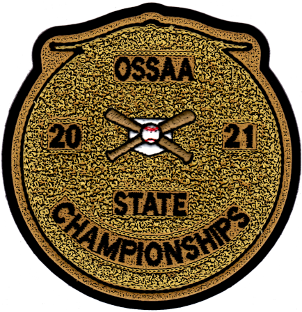 2021 OSSAA State Championship Baseball Patch