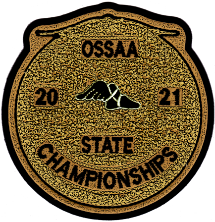 2021 OSSAA State Championship Track & Field Patch