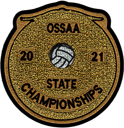 2021 OSSAA State Championship Volleyball Patch
