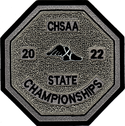 2022 CHSAA State Championship Track & Field Patch