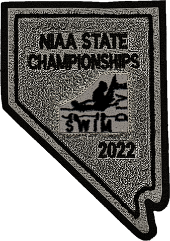 2022 NIAA State Championship Swim & Dive Patch