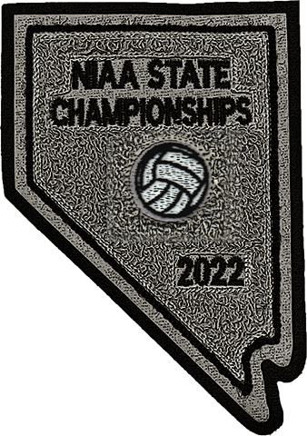 2022 NIAA State Championship Volleyball Patch