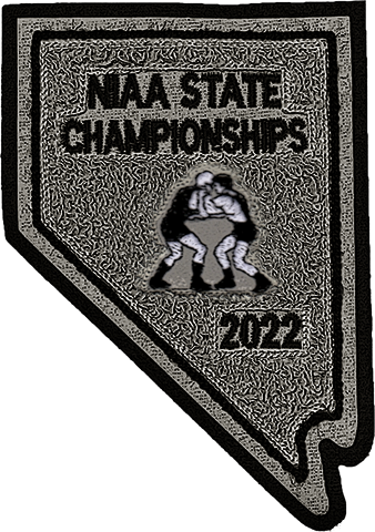 2022 NIAA State Championship Wrestling Patch