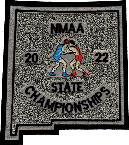 2022 NMAA State Championship Wrestling Patch