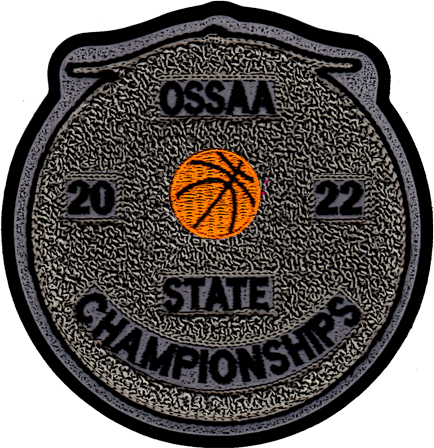 2022 OSSAA State Championship Basketball Patch