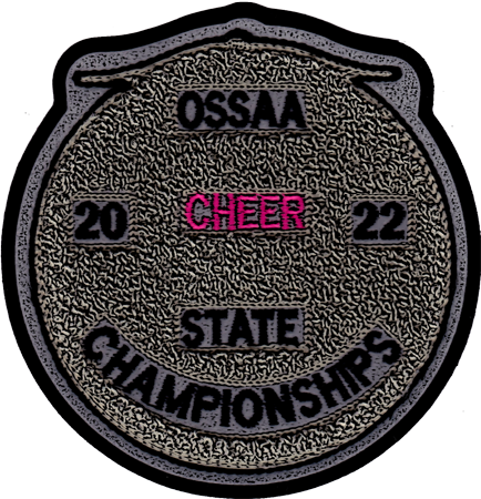 2022 OSSAA State Championship Cheer Patch