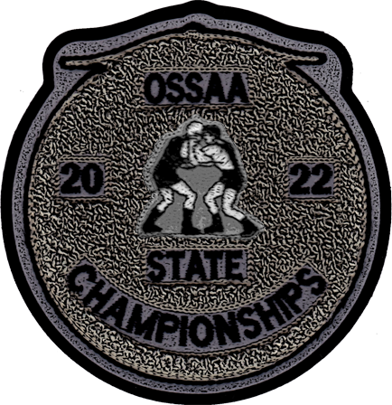 2022 OSSAA State Championship Wrestling Patch