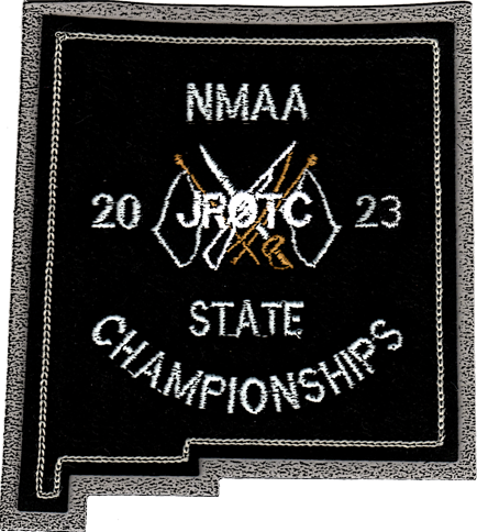 2023 NMAA State Championship JROTC Patch