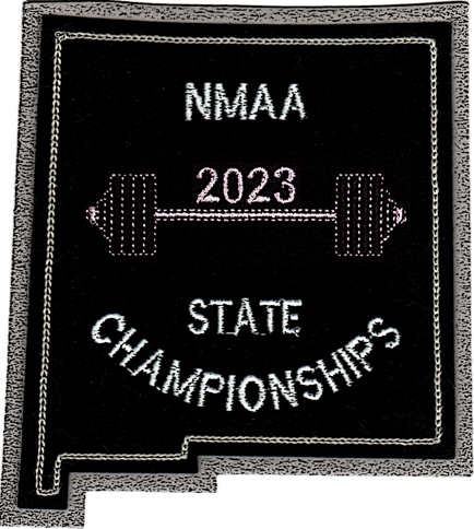 2023 NMAA State Championship Powerlifting Patch