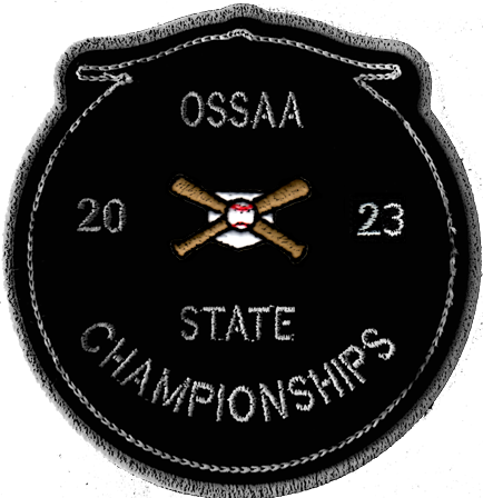 2023 OSSAA State Championship Baseball Patch