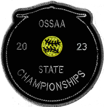 2023 OSSAA State Championship Softball Patch