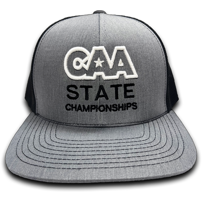 CAA State Championship Charcoal Gray & Black Cap
