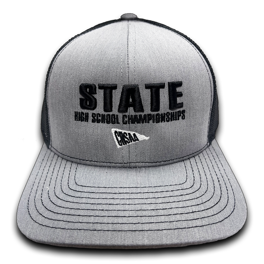 CHSAA State Championship Charcoal Gray & Black Cap