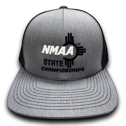 NMAA State Championship Charcoal Gray & Black Cap